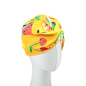 Toalha de microfibra para o cabelo Frutas do verão Toalha de microfibra para o cabelo Frutas do verão