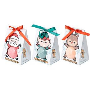 Bombas de Banho em caixa de presente - Amigos de Natal Bombas de Banho em caixa de presente - Amigos de Natal