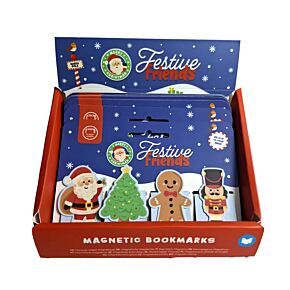 Set de marcadores magnéticos para livro Amigos do Natal