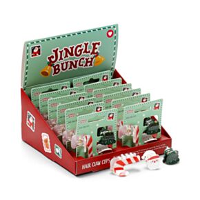 Conjunto de 3 mini-molas de cabelo com motivos natalícios Jingle Bunch