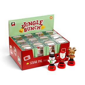 Boneco Solar - Conjunto de Natal: Pai Natal, Boneco de Neve e Rena