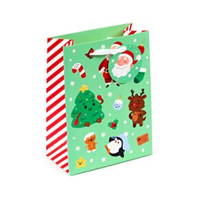 Saco médio para presentes Jingle Bunch Natal