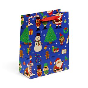 Saco para presentes grande Festive Friends Natal