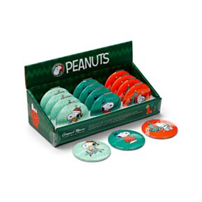 Espelho Compacto Peanuts Christmas Snoopy & Woodstock