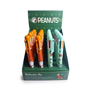 Christmas Peanuts Snoopy & Woodstock Caneta Multicolor (6 Cores)
