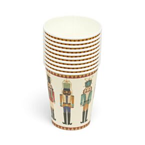 Conjunto de 10 copos de papel Quebra-Nozes de Natal