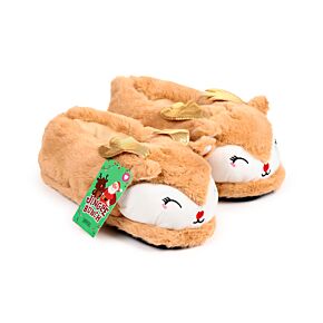 Pantufas Rena de Natal Jingle Bunch (Unisex Tamanho único) Pantufas Rena de Natal Jingle Bunch (Unisex Tamanho único)