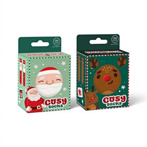 Meias fofinhas e macias Jingle Bunch Natal