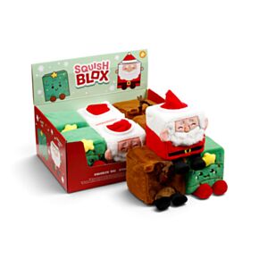 Bloco de pelúcia macio e esponjoso com memory foam tamanho grande - Jingle Bunch Natal
