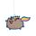 Ambientador Pusheen - Pusheenicorn Cupcake de morango