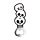 Abridor de PVC caveiras arrepiantes Spooky