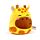 Brinquedo Fofinho Squidglys Raffi a Girafa - Adoramals selvagem
