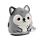 Brinquedo Fofinho Squidglys Adoramals Dorian, o lobo  