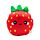 Brinquedo Fofinho Squidglys Foodiemals Elidi, o morango 
