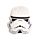 Almofada com pelúcia e forma de Original Stormtrooper 