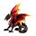 Dark Legends Protetor da Noite Dragão de Fogo Obsidiano