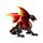 Dark Legends Protetor da Noite Dragão de Fogo Obsidiano