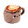 Peso para porta em pelúcia Foodiemals Cappuccino