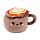 Peso para porta em pelúcia Foodiemals Cappuccino