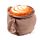 Peso para porta em pelúcia Foodiemals Cappuccino