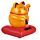 Boneco solar - gato a mover o braço