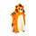 Toalha infantil com capuz Alfie o tigre Adoramals