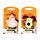 Porta-chavesWallace & Gromit com LED