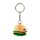 Porta-chaves PVC 3D Hammy o hambúrguer - Foodiemals 