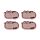 Pusheen - set de 4 bases para copos com forma 