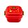 Lancheira Bento com fecho Clip Elidi o Morango Foodiemals