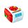 Lancheira Bento com fecho Clip Elidi o Morango Foodiemals