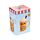 Caneca de cerâmica com tampa Foodiemals Latte com especiarias de abóbora