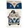 Etiqueta de bagagem Volkswagen Campervan VW T1 azul PVC