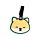 Etiqueta de bagagem PVC Adoramals Shuggs o Shiba Inu