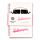 Caderno A5 com espiral e líneas Volkswagen VW T1 Camper Bus Summer