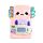 Bloco de notas A5 em pelúcia com bolsa e mini bloco de notas  Adoramals Maddie o Axolote
