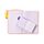 Bloco de notas A5 em pelúcia com bolsa e mini bloco de notas  Adoramals Maddie o Axolote