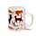 Caneca de Porcelana Gatos Feline Fine