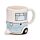 Caneca Cerâmica com forma Caravana Home Is Where You Park It