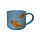 Caneca grande de porcelana Capivara