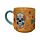 Caneca grande de porcelana - Dia dos mortos