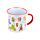 Caneca Porcelana de bordo fino Cavaleiros e Dragões
