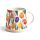 Caneca de grés Tulipas