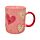 Caneca de Porcelana Amore Hearts Coração