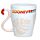 Caneca de Porcelana asa com forma de Cauda Zooniverse Leão