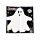 Embalagem de 12 guardanapos de papel 3 camadas Halloween Fantasma