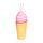 Estojo de silicone em forma de gelado Foodiemals 