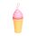 Estojo de silicone em forma de gelado Foodiemals 