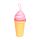 Estojo de silicone em forma de gelado Foodiemals 