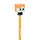 Conjunto de 4 canetas apagáveis com topo de silicone Minecraft Chibi